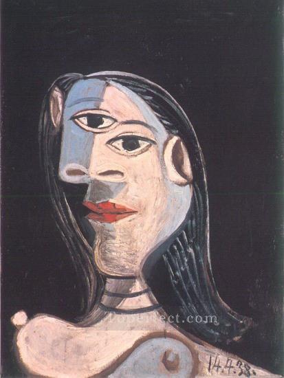 Buste de femme Dora Maar 1938 Cubism Oil Paintings